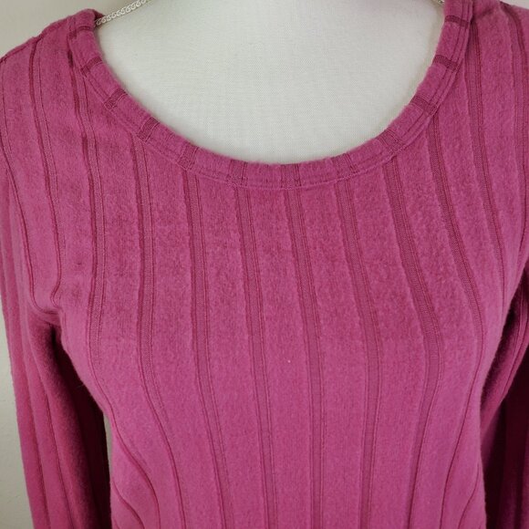 Freshman Forever Juniors Violet Pink Ribbed Top XL - Picture 5 of 10